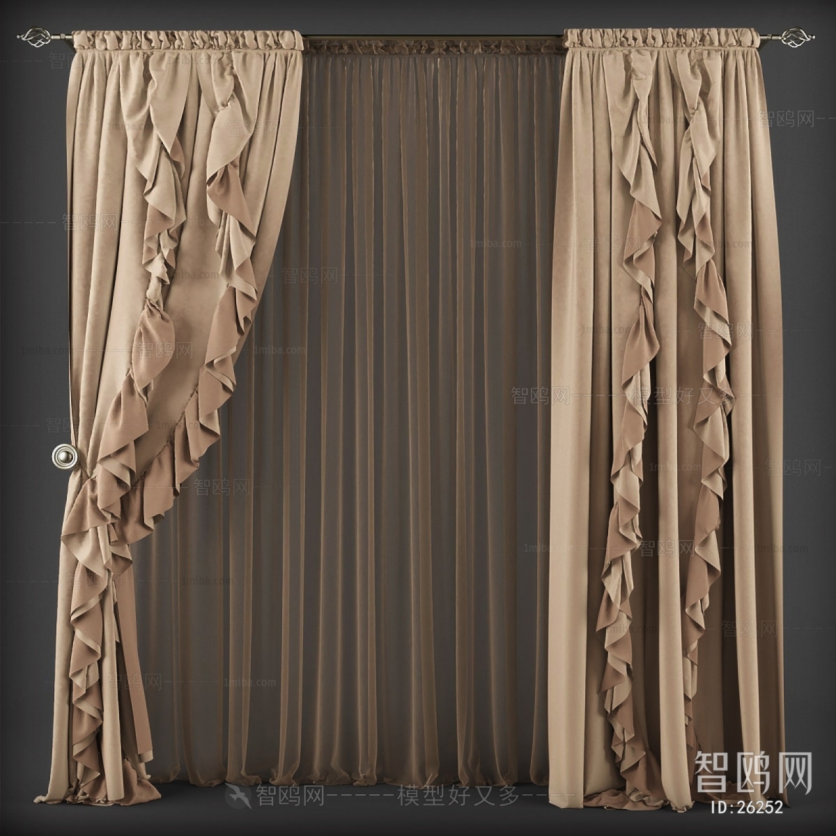 Modern European Style The Curtain