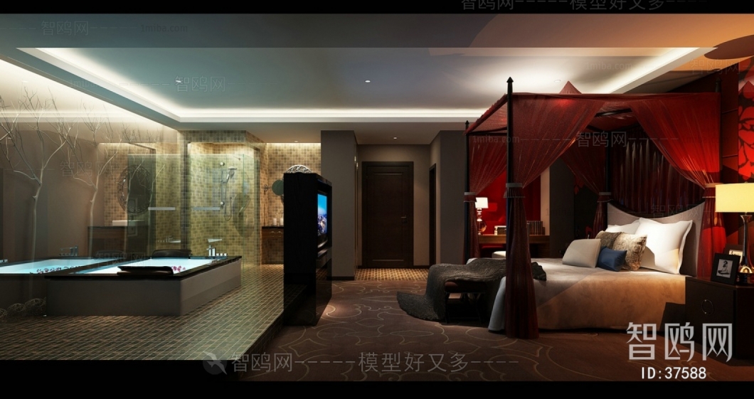 New Chinese Style Guest Room