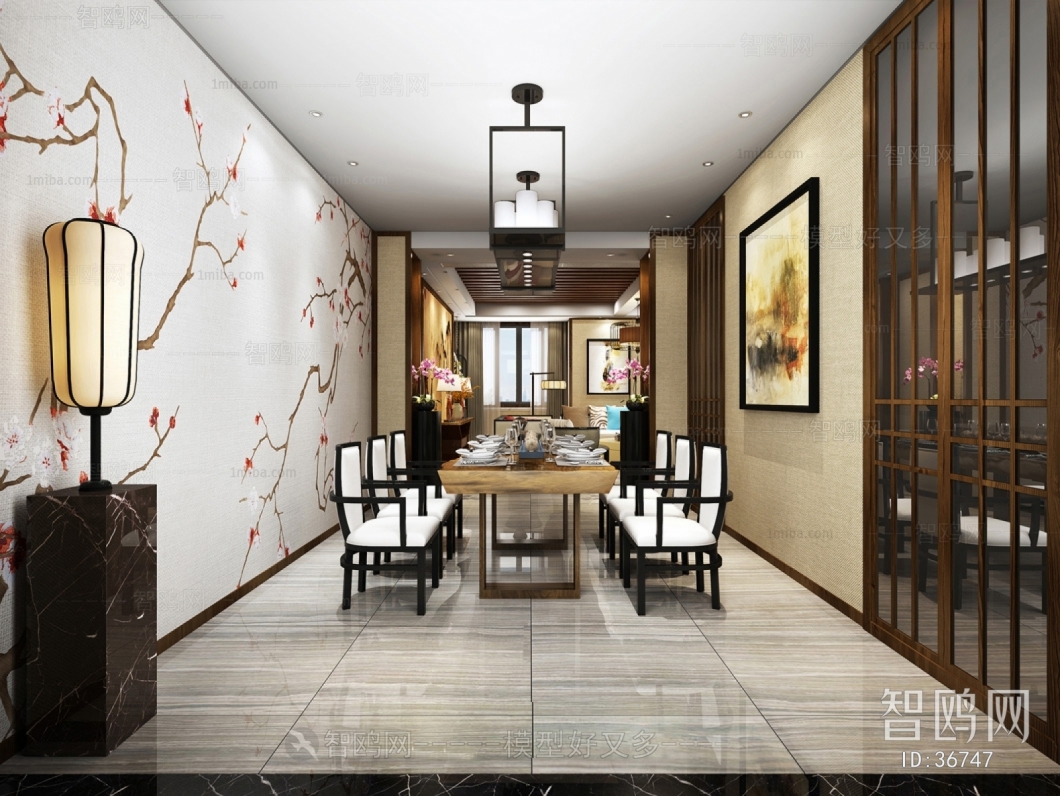 New Chinese Style Dining Room