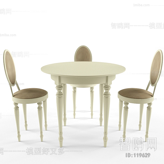 European Style Dining Table And Chairs