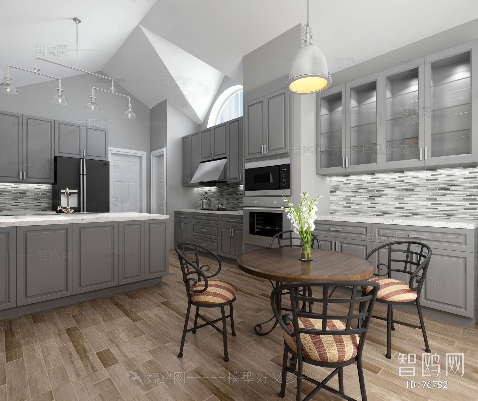 American Style Open Kitchen