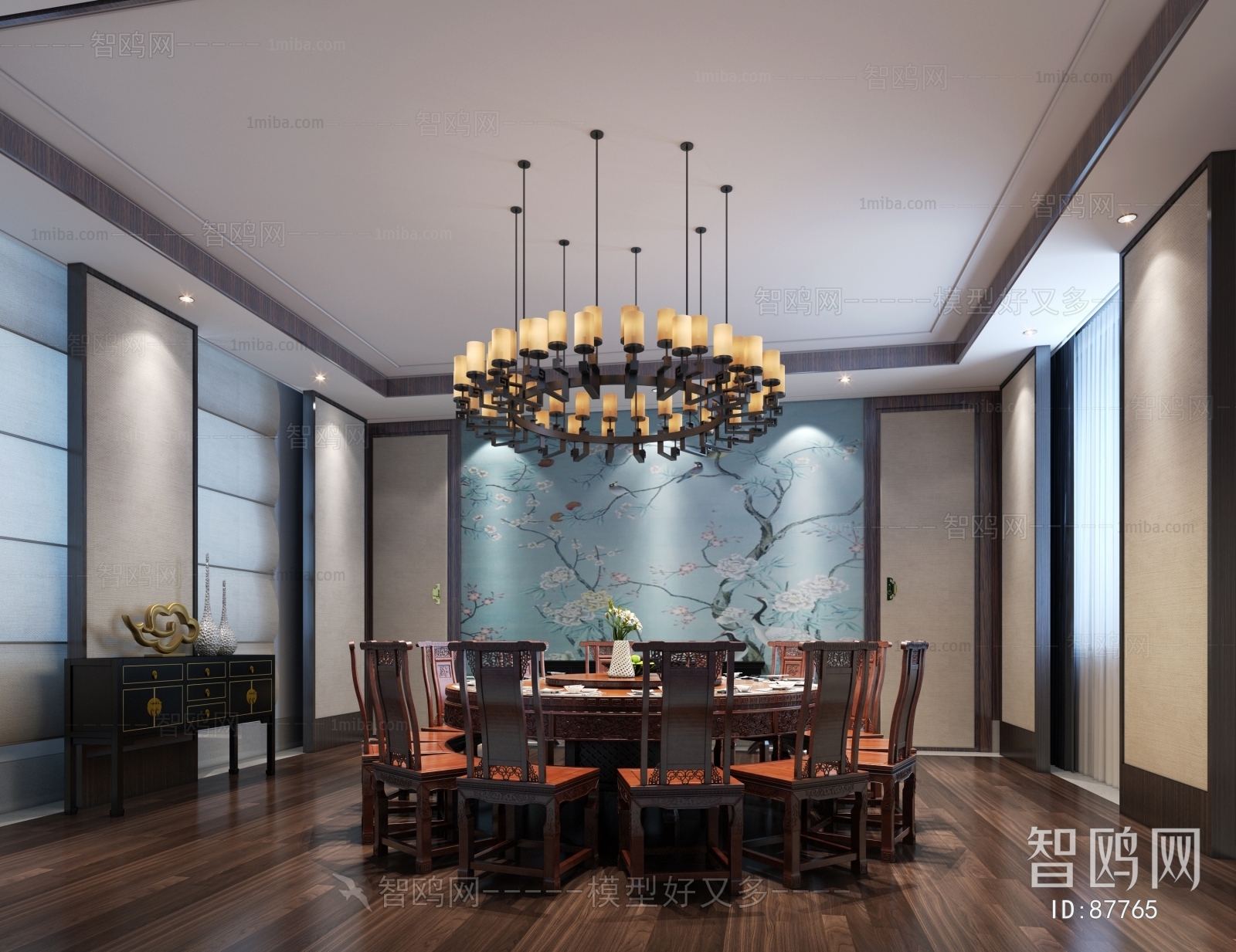 New Chinese Style Dining Room