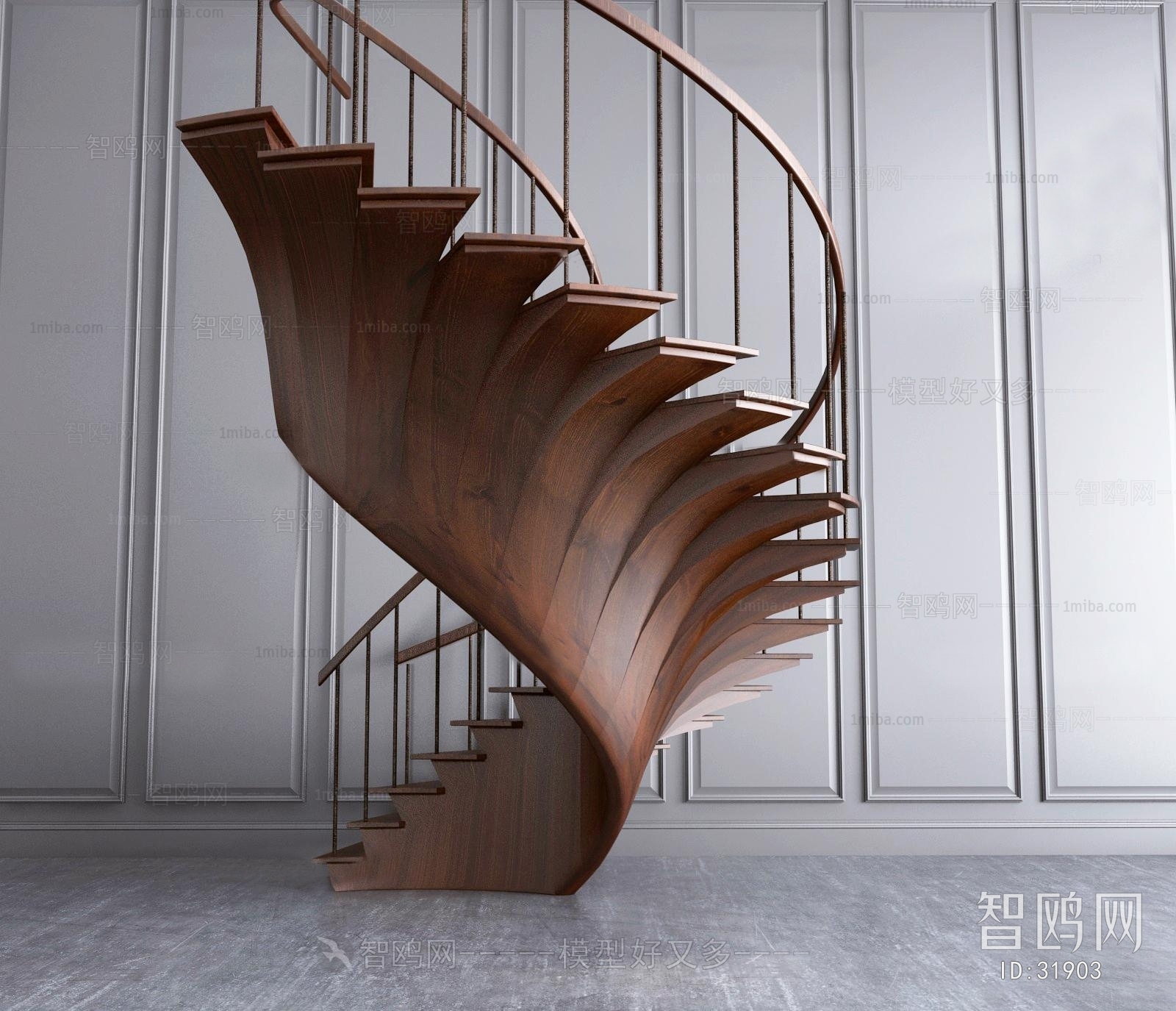 Modern Stair Balustrade/elevator