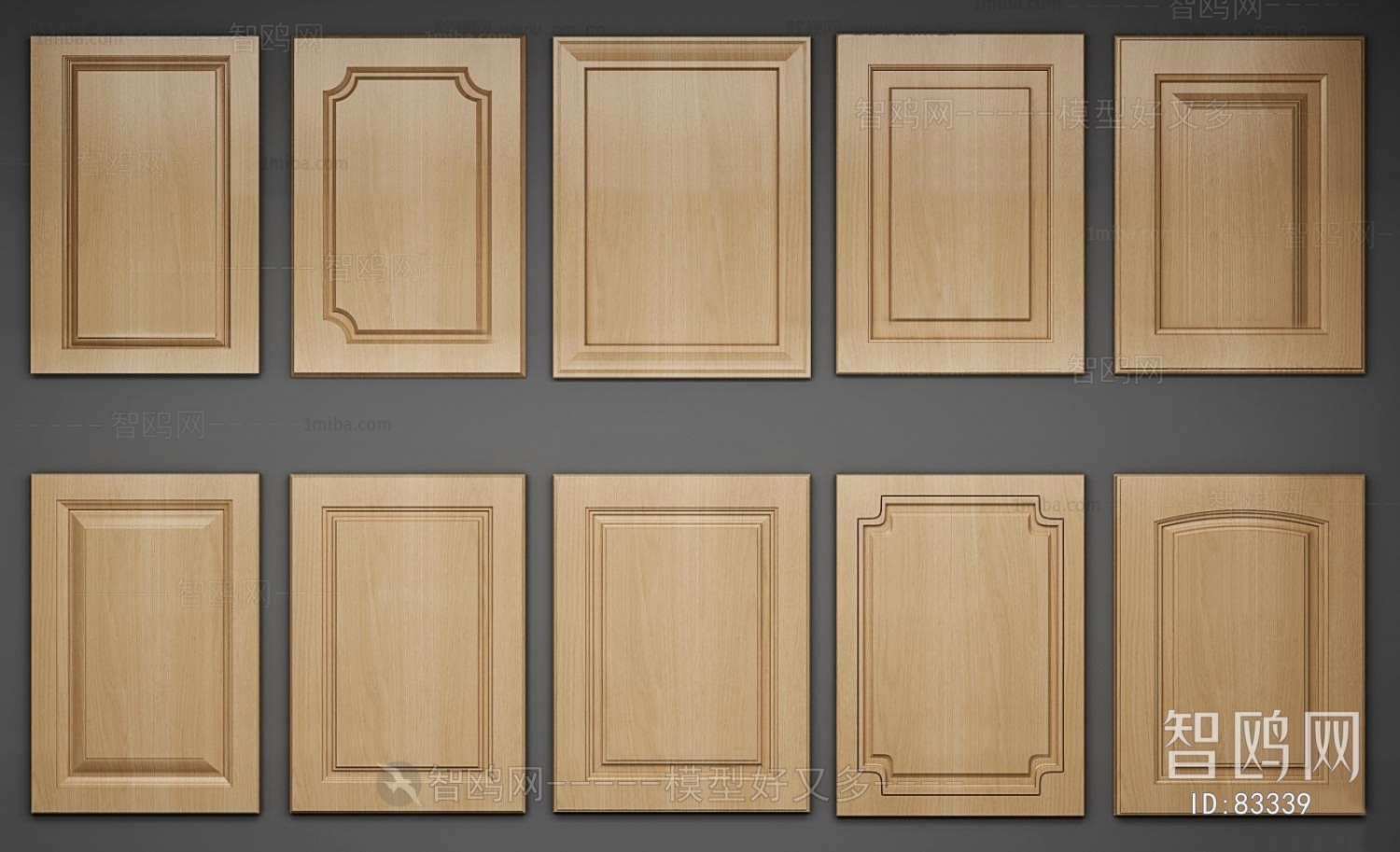 Simple European Style Door Panel