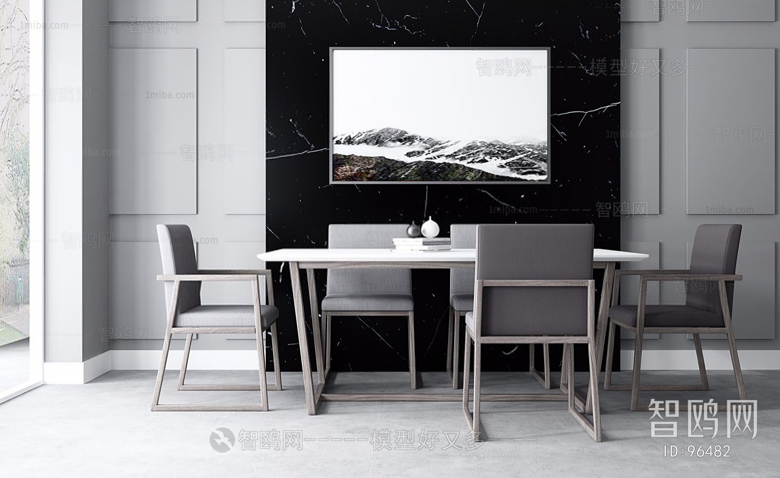 Modern Nordic Style Dining Table And Chairs