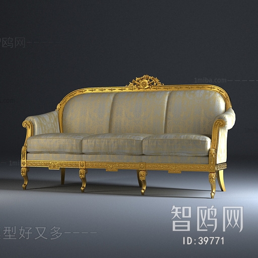 European Style Three-seat Sofa