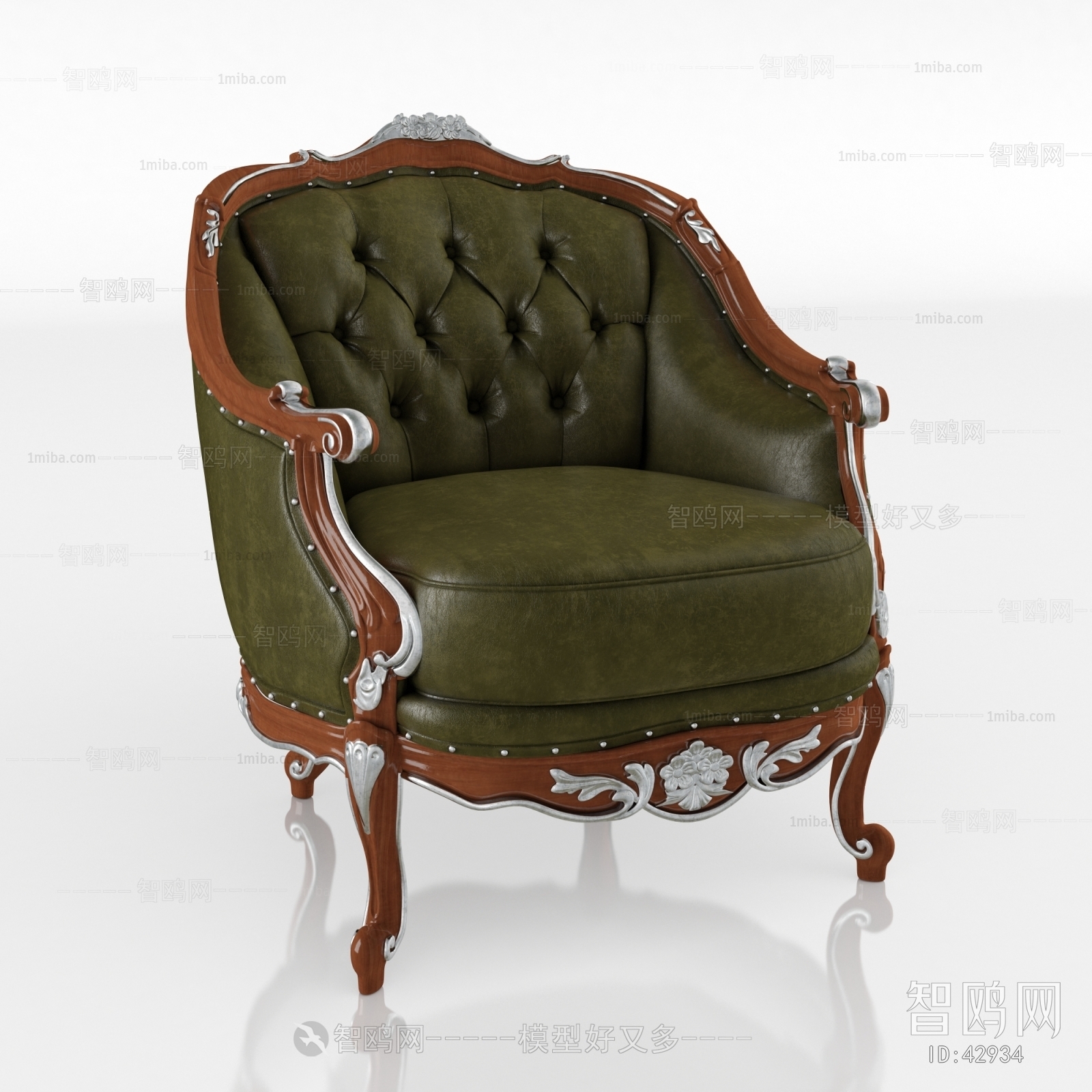 New Classical Style Single Sofa