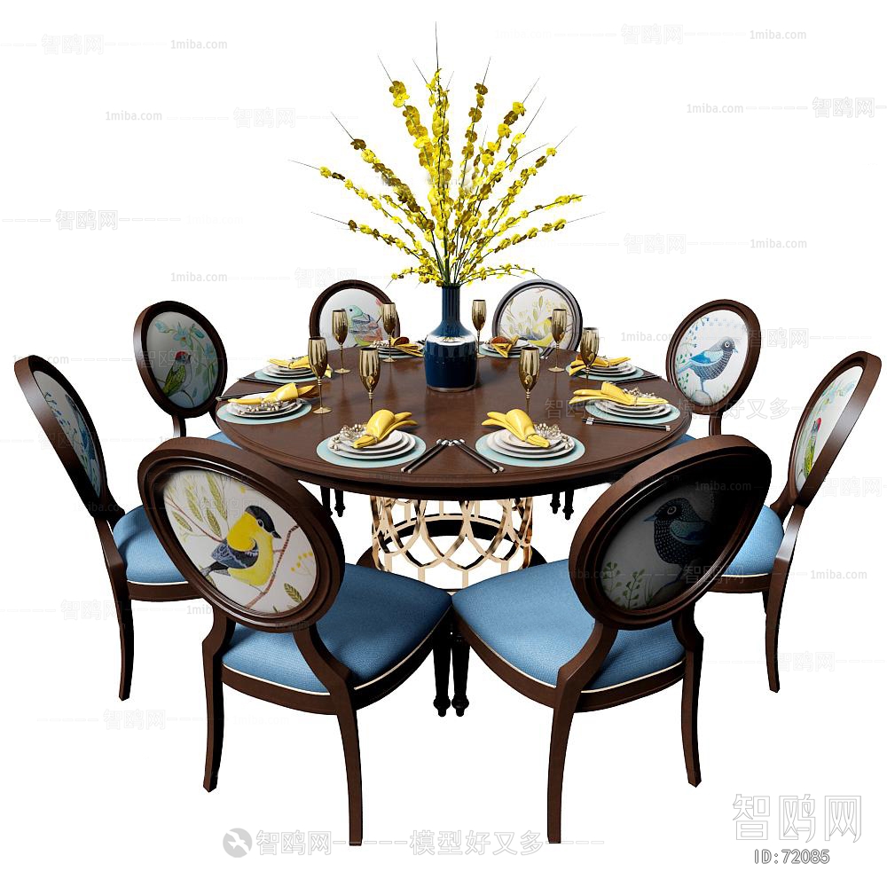 American Style Dining Table And Chairs