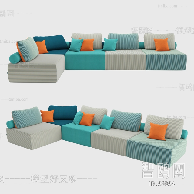 Modern Multi Person Sofa