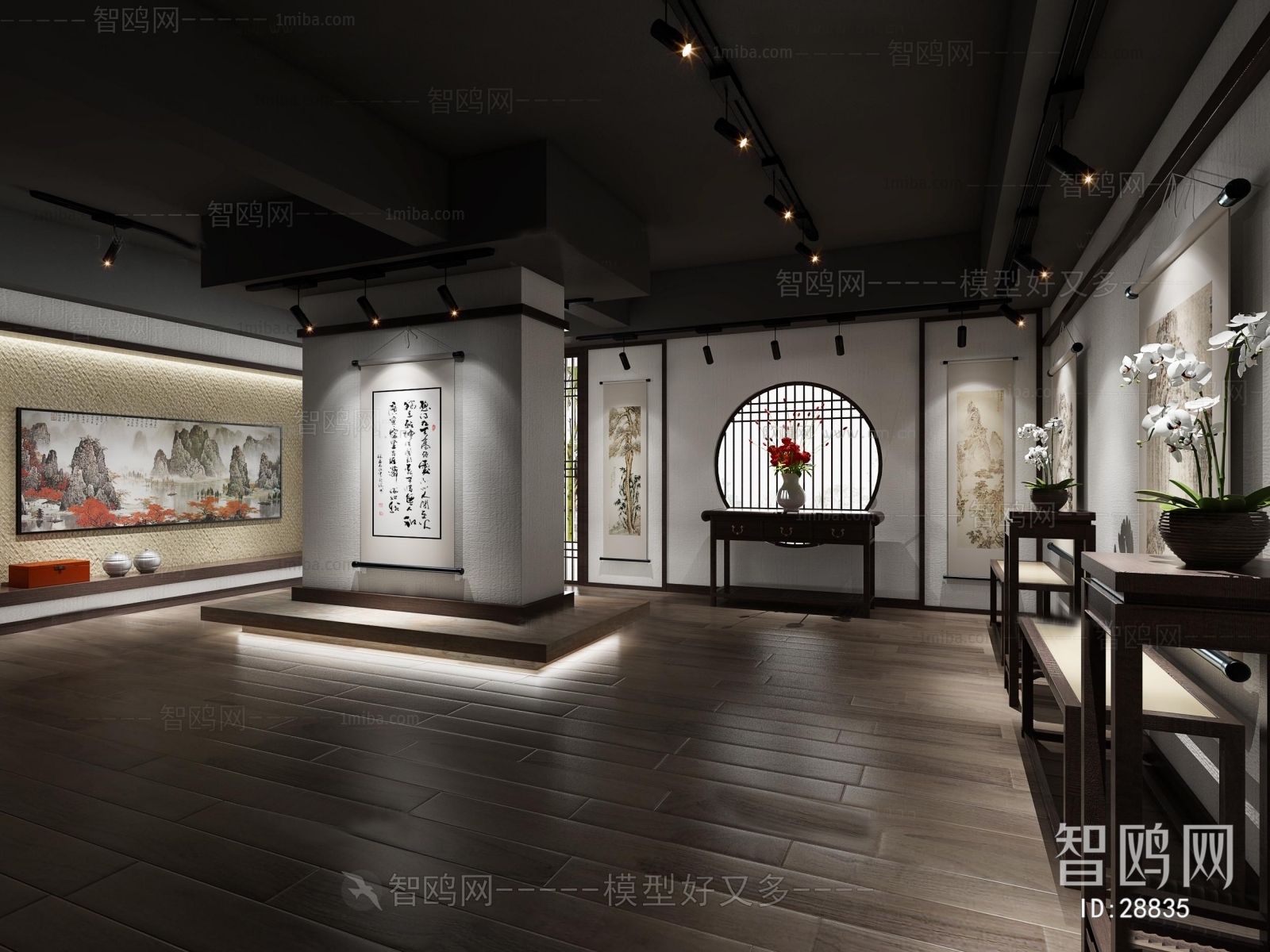 New Chinese Style Exhibition Hall