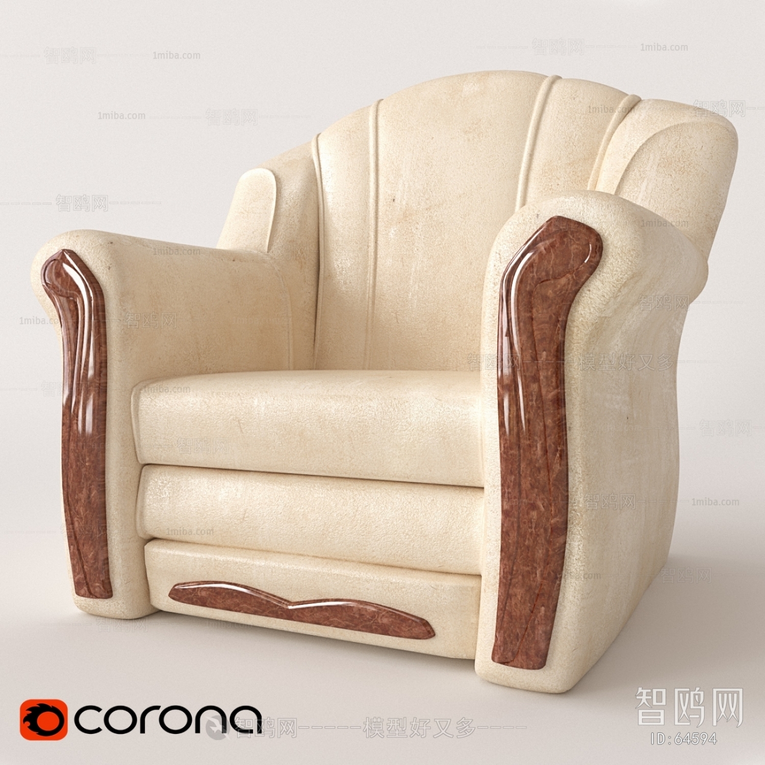 European Style Single Sofa