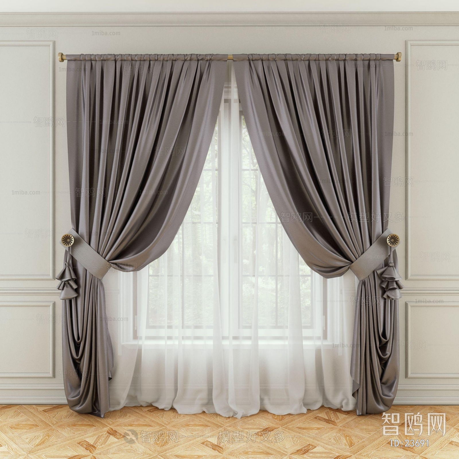 Modern European Style The Curtain