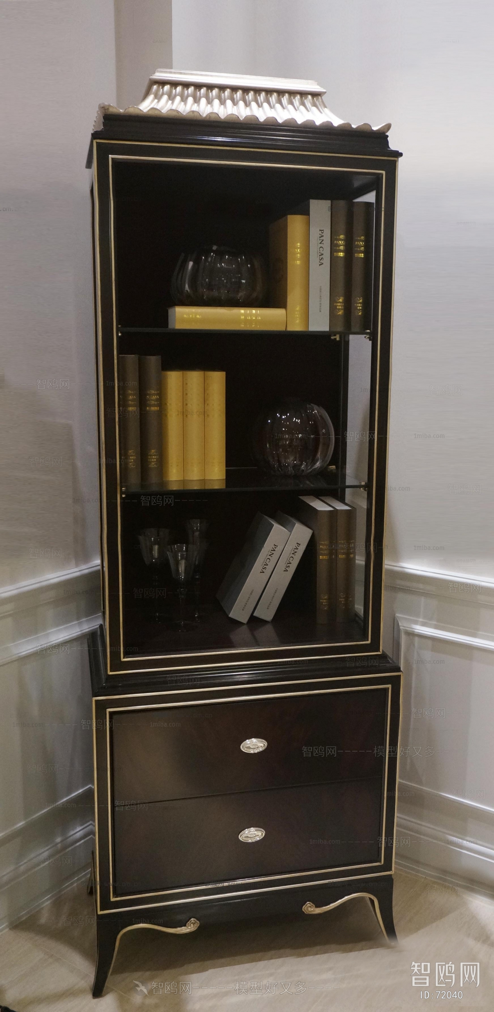 New Classical Style Bookcase
