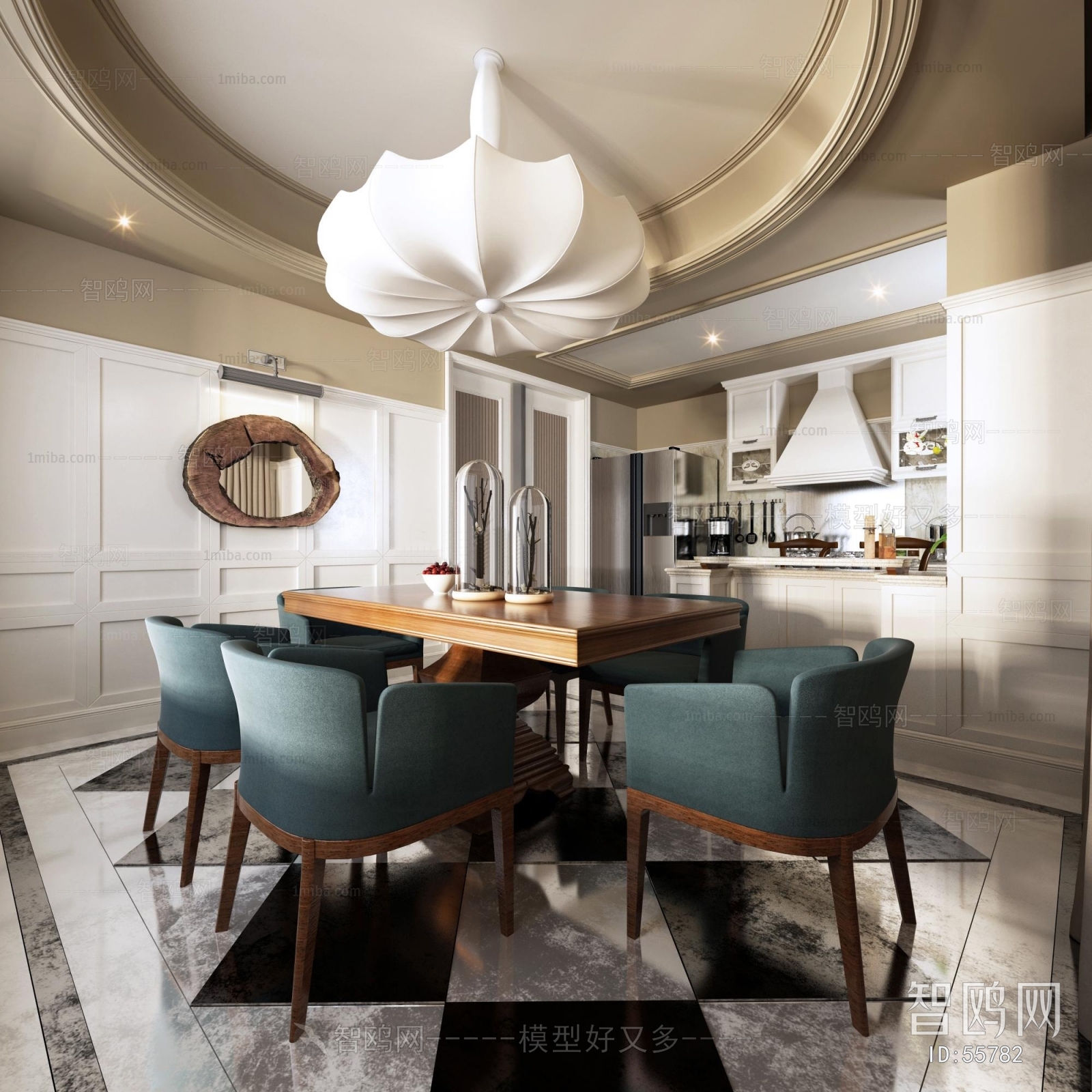 Post Modern Style Dining Room