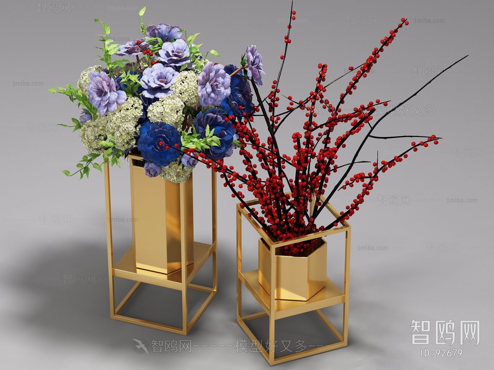 Modern New Chinese Style Flower Arrangement