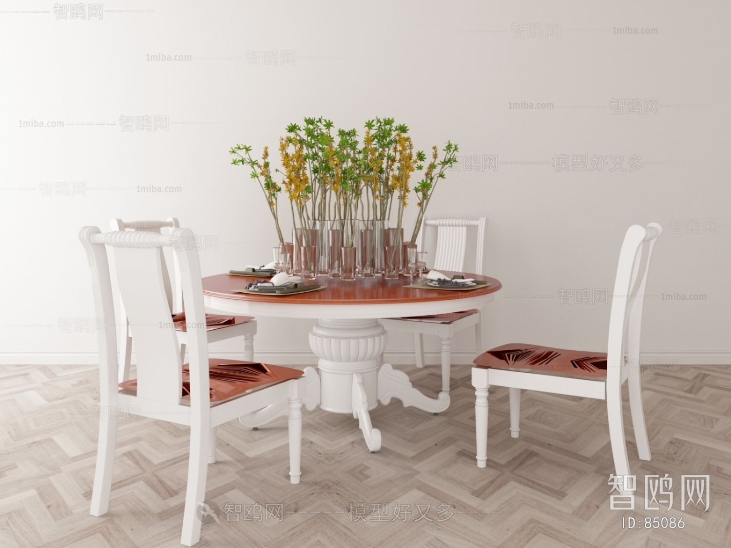 European Style Dining Table And Chairs