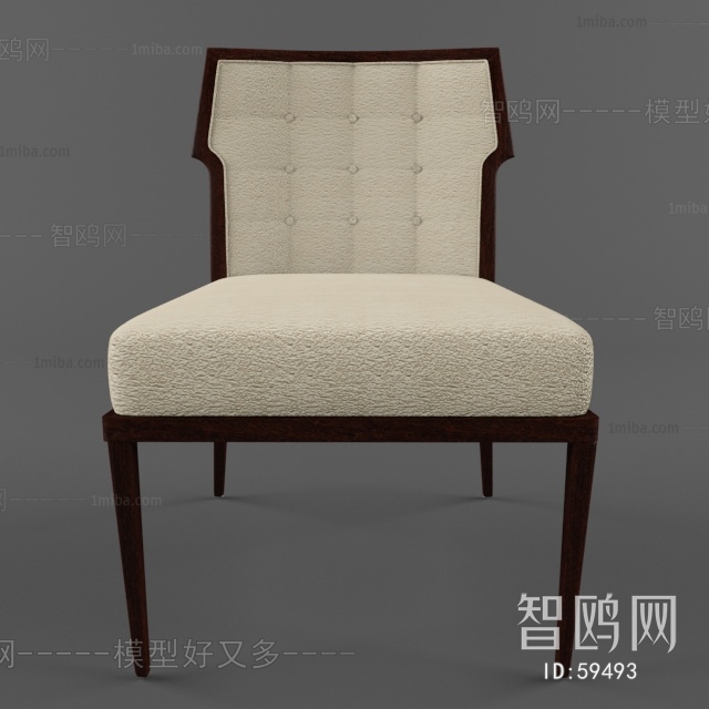 Simple European Style Single Chair