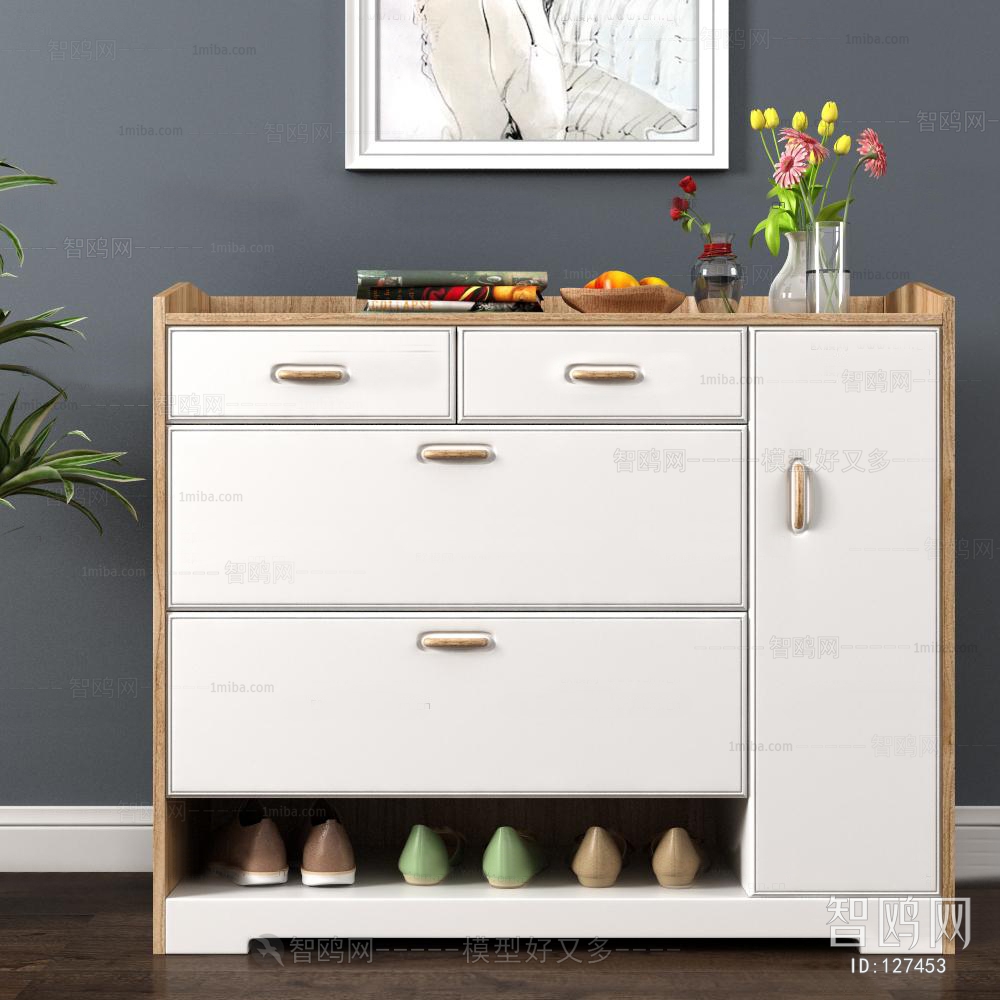 Modern Nordic Style Shoe Cabinet