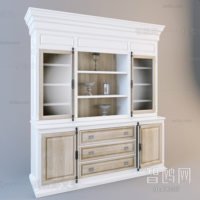 Simple European Style Wine Cabinet