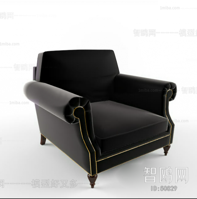 New Classical Style Single Sofa
