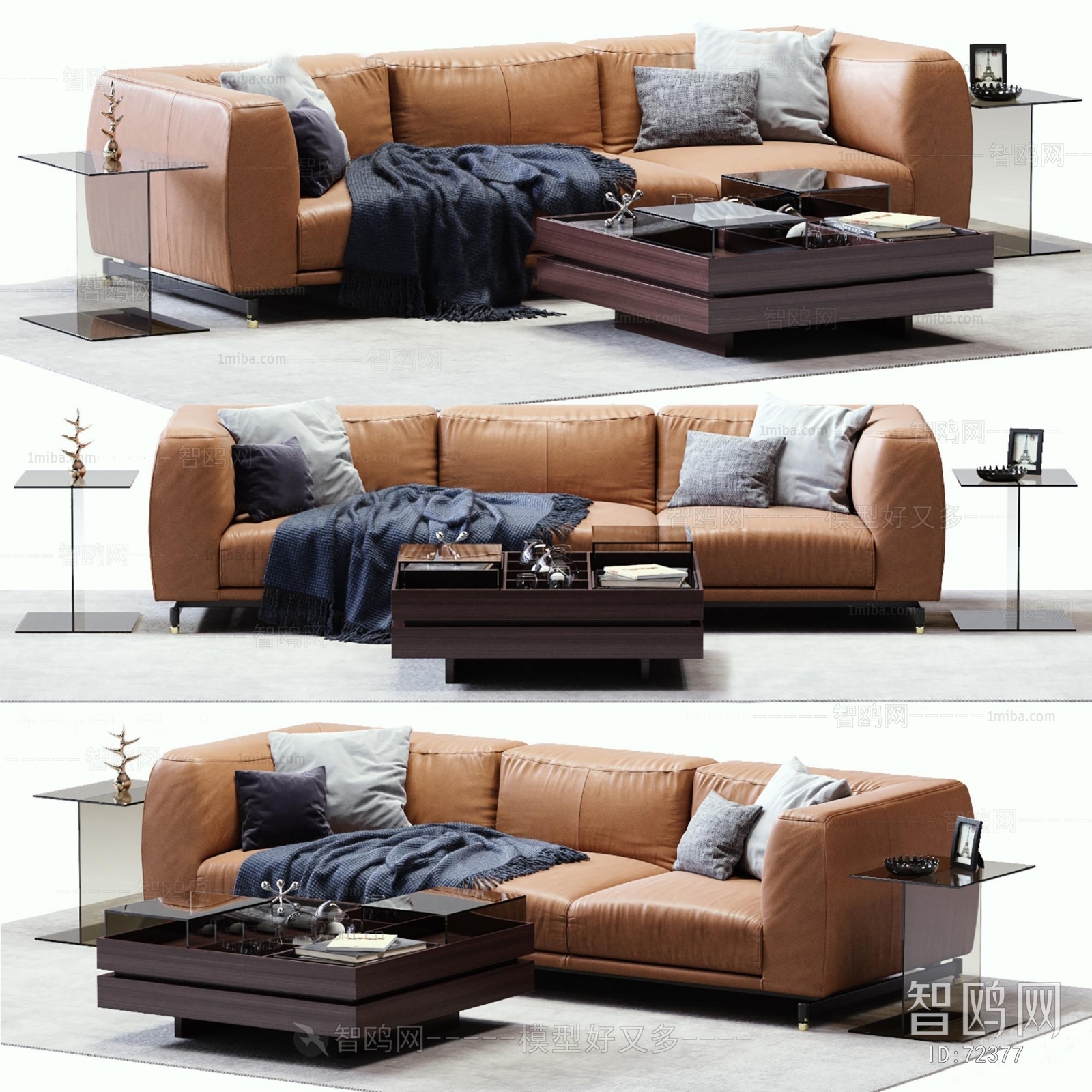 Modern Three-seat Sofa