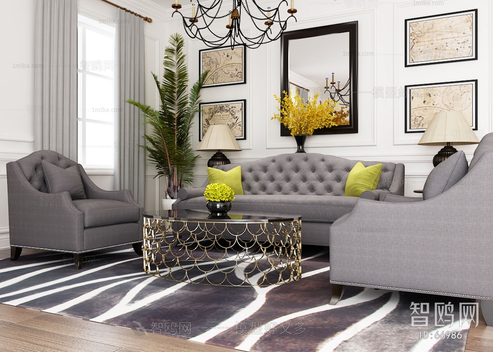 American Style Sofa Combination