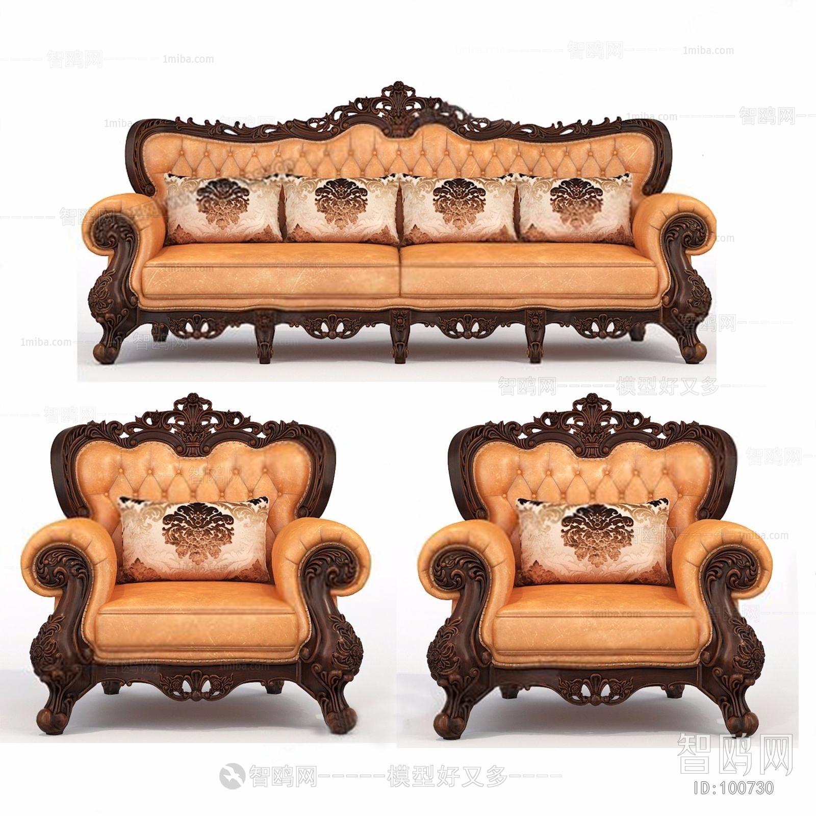 European Style Sofa Combination