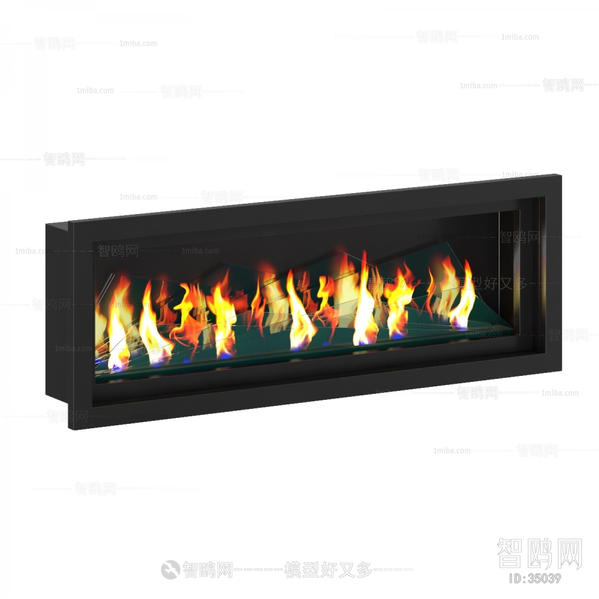 Modern Industrial Style Fireplace
