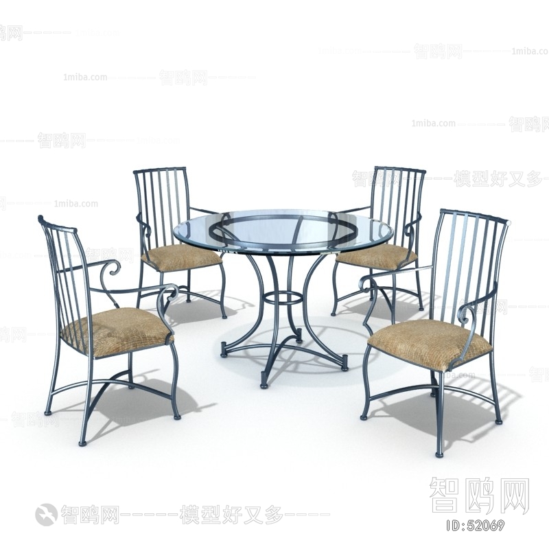 Simple European Style Leisure Table And Chair