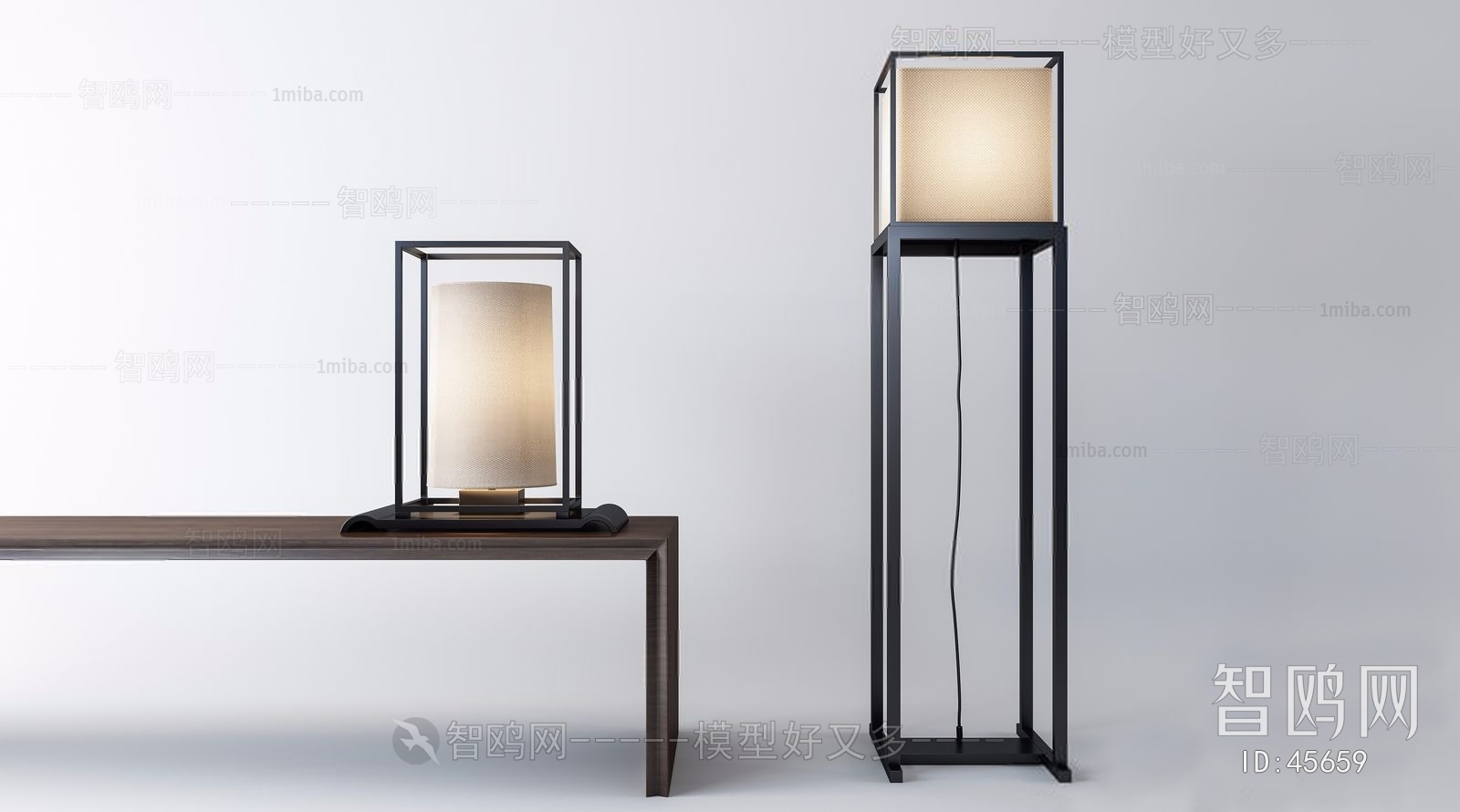 New Chinese Style Floor Lamp