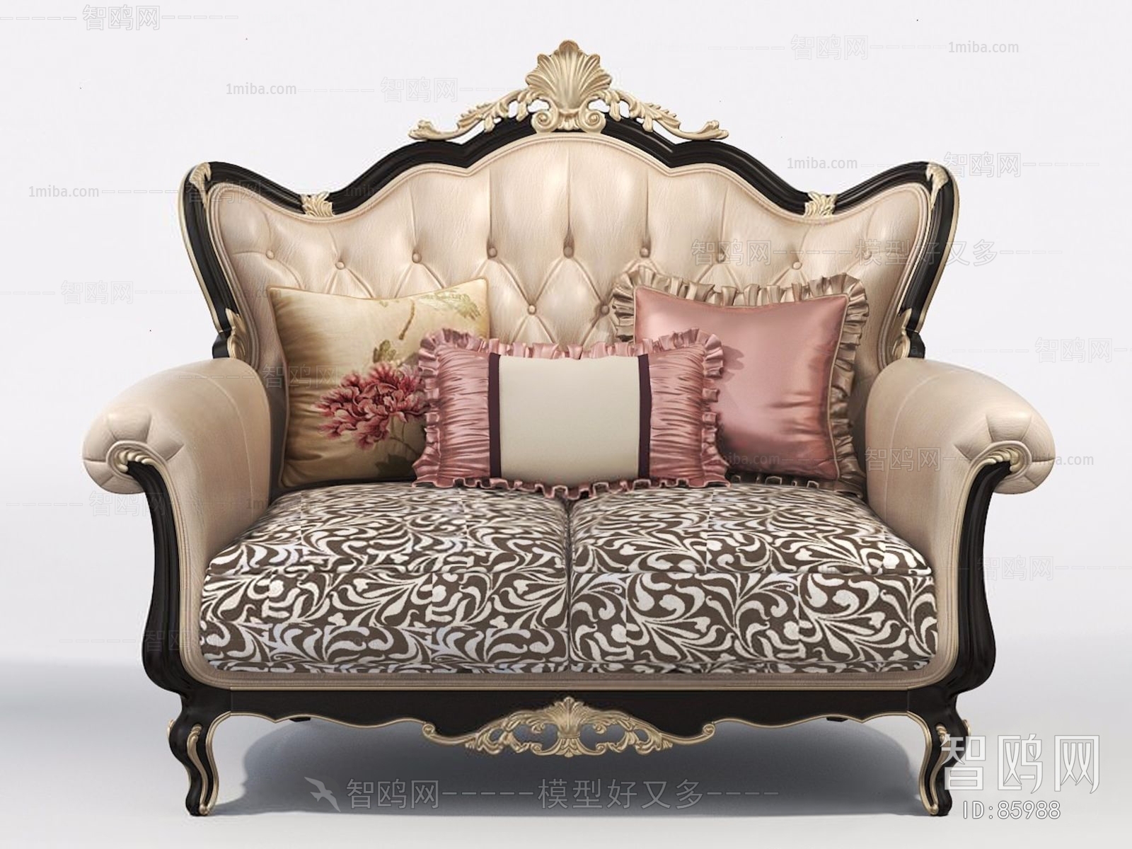 European Style New Classical Style A Sofa For Two