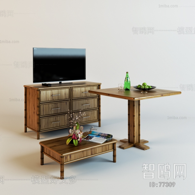 现代电视柜茶几桌子