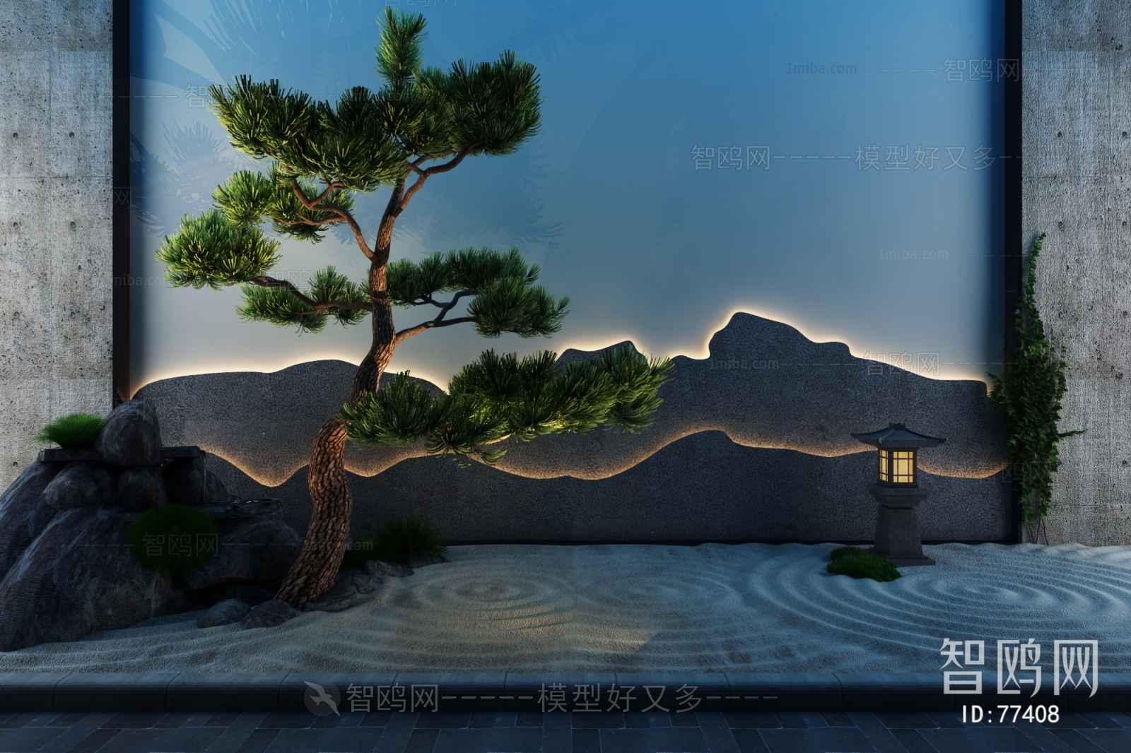 New Chinese Style Courtyard/landscape