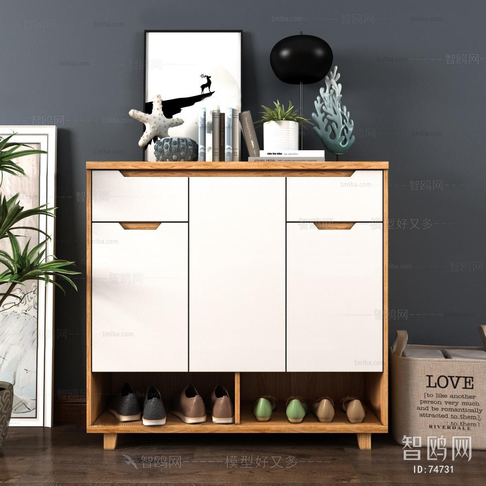 Nordic Style Shoe Cabinet