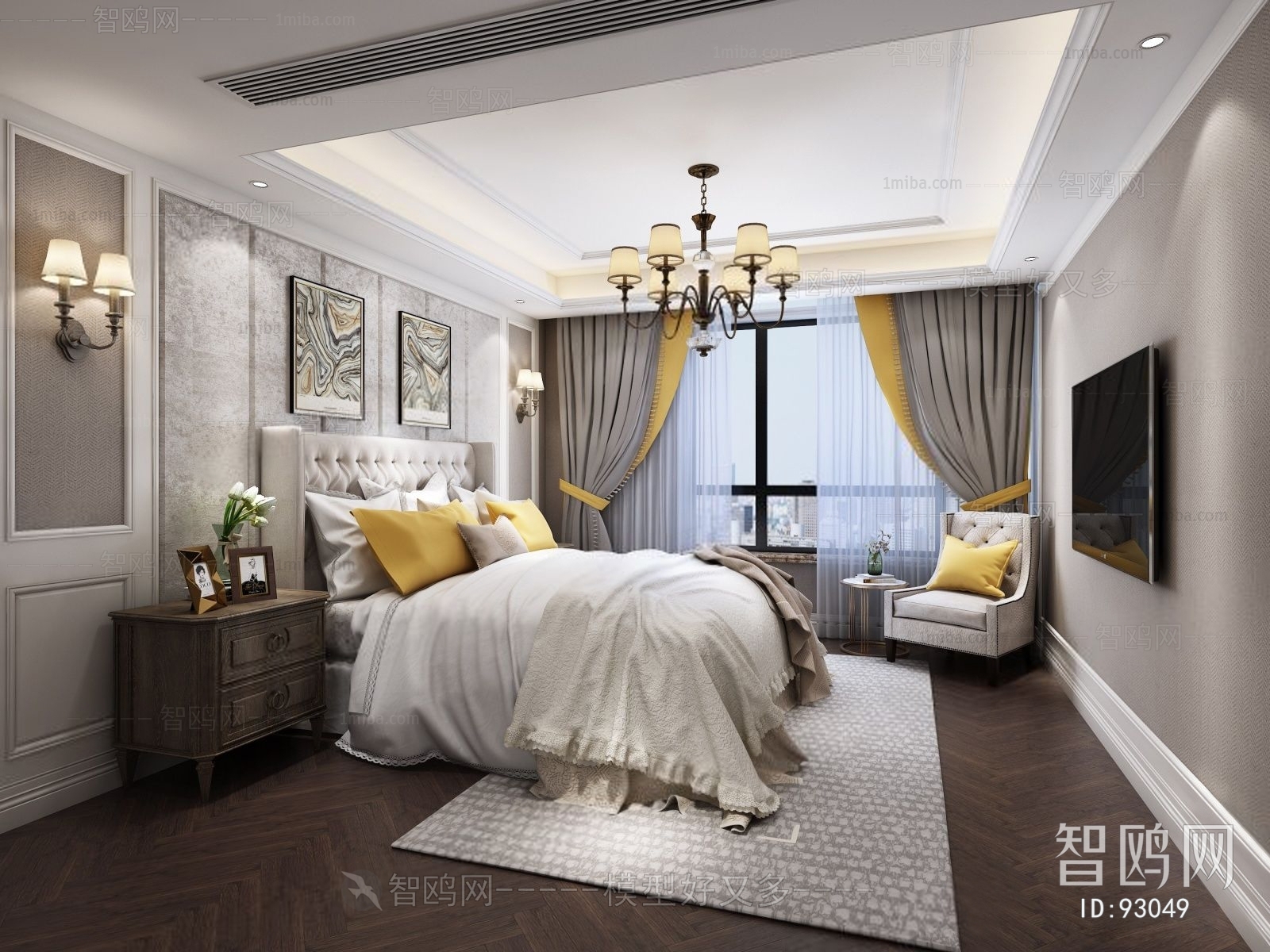 American Style Simple Style Bedroom