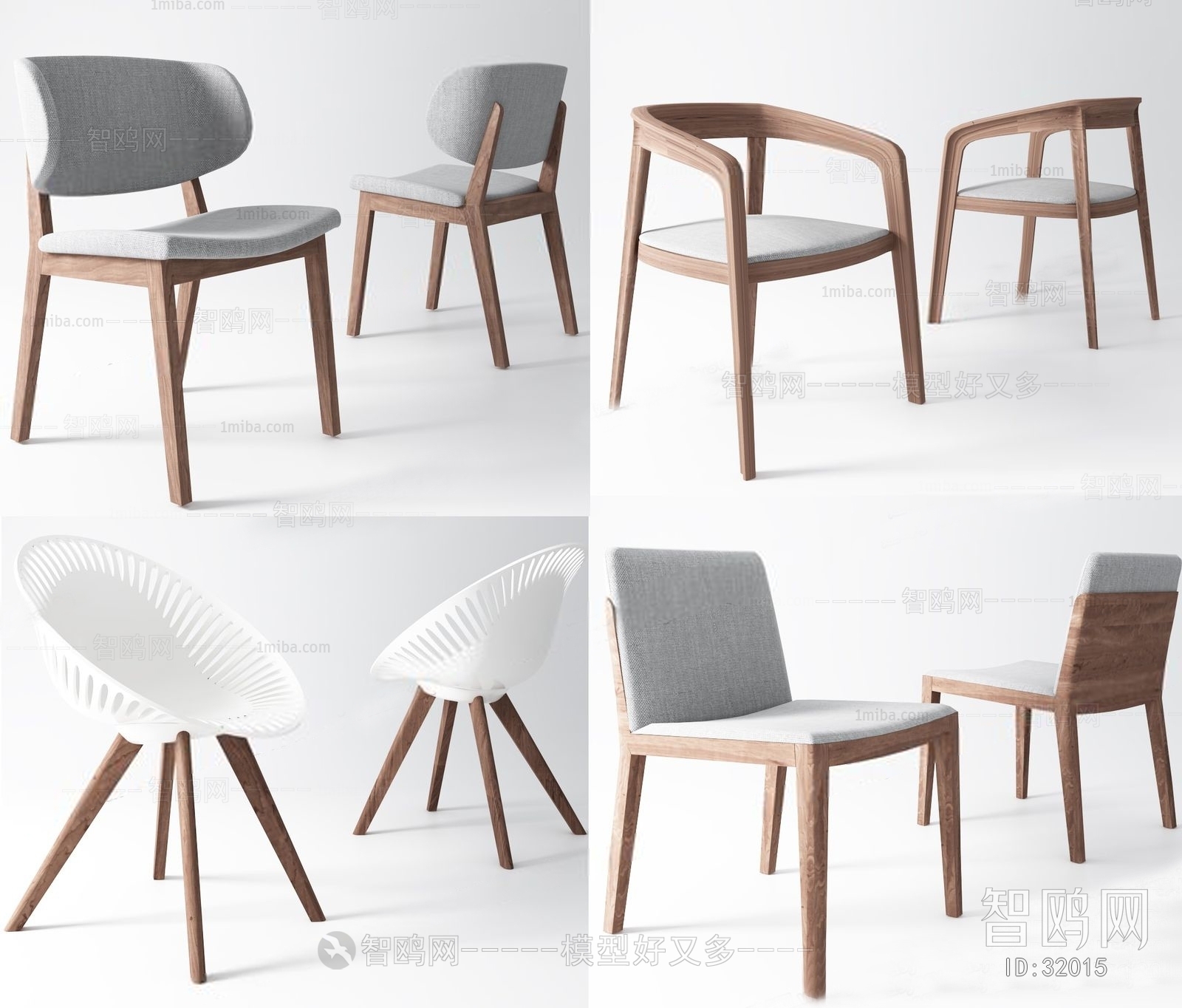 Modern Nordic Style Single Chair