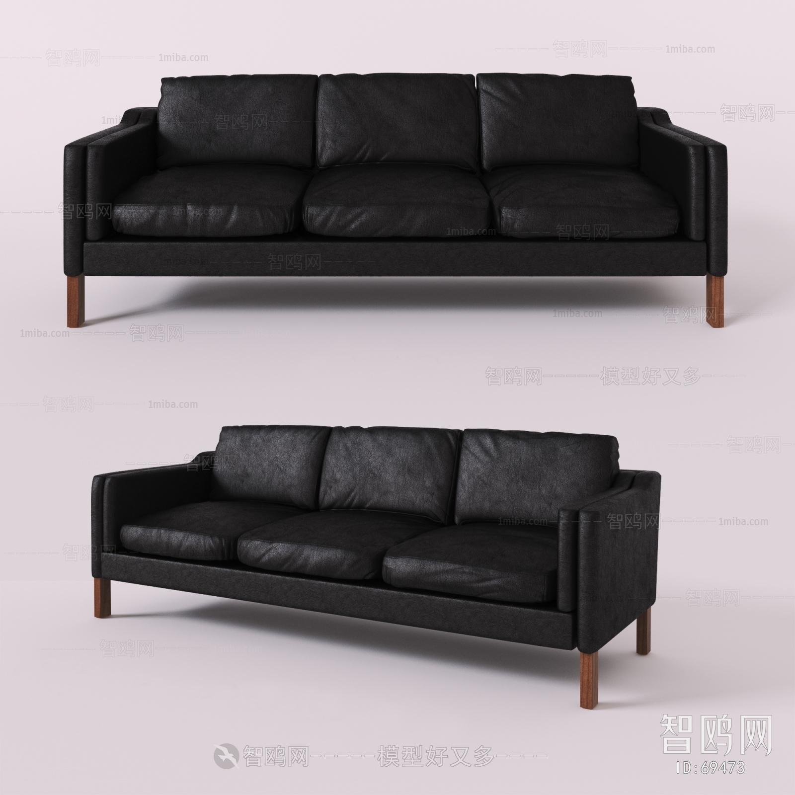 Modern Three-seat Sofa