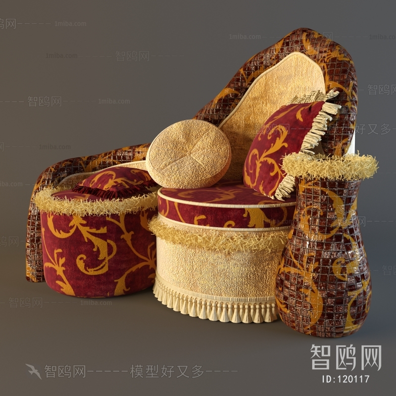 European Style Noble Concubine Chair