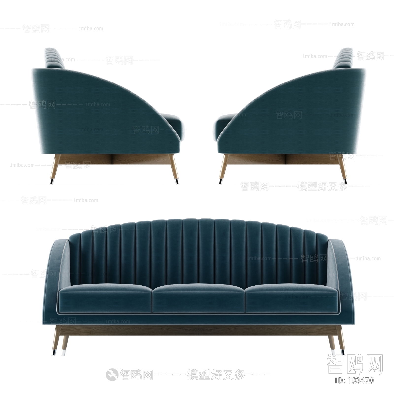 Modern Three-seat Sofa