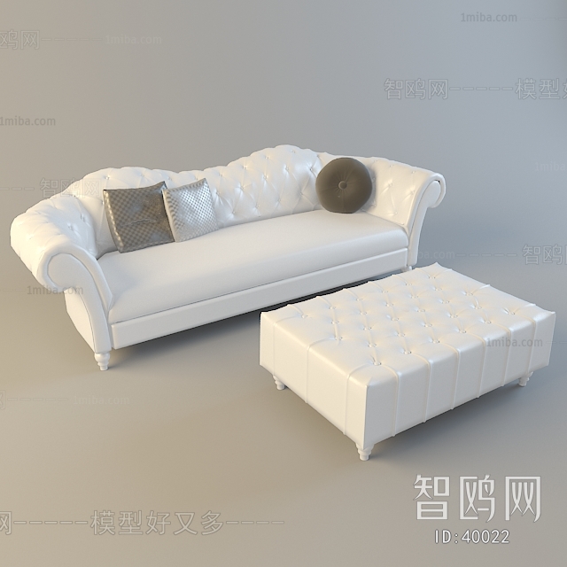 Simple European Style A Sofa For Two
