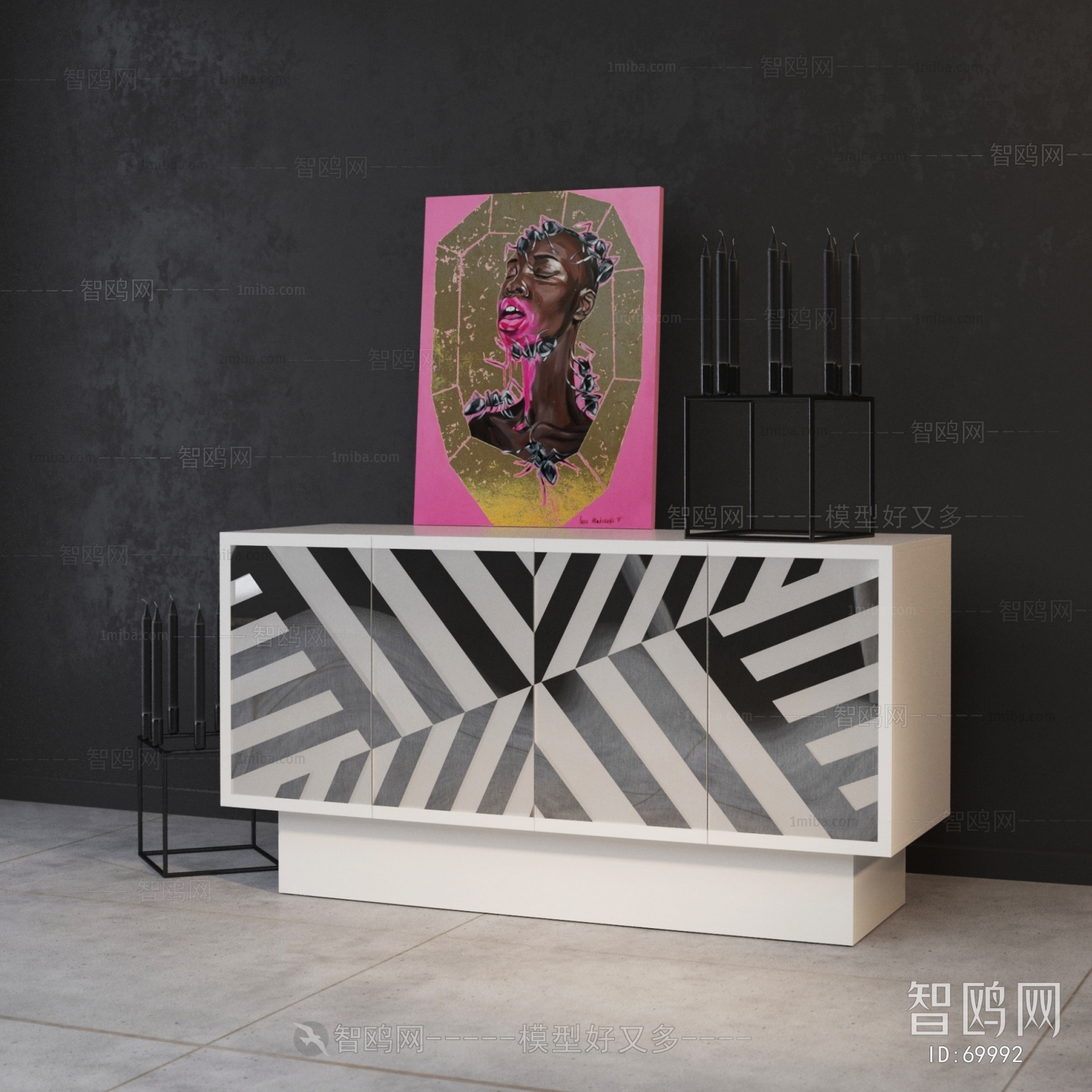 Modern Side Cabinet/Entrance Cabinet