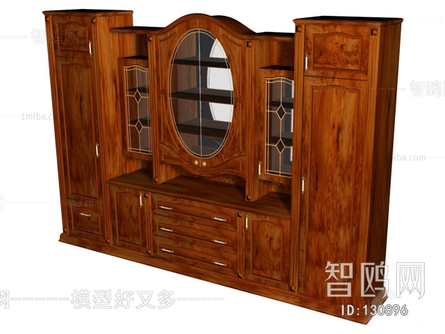 European Style Wine Cabinet