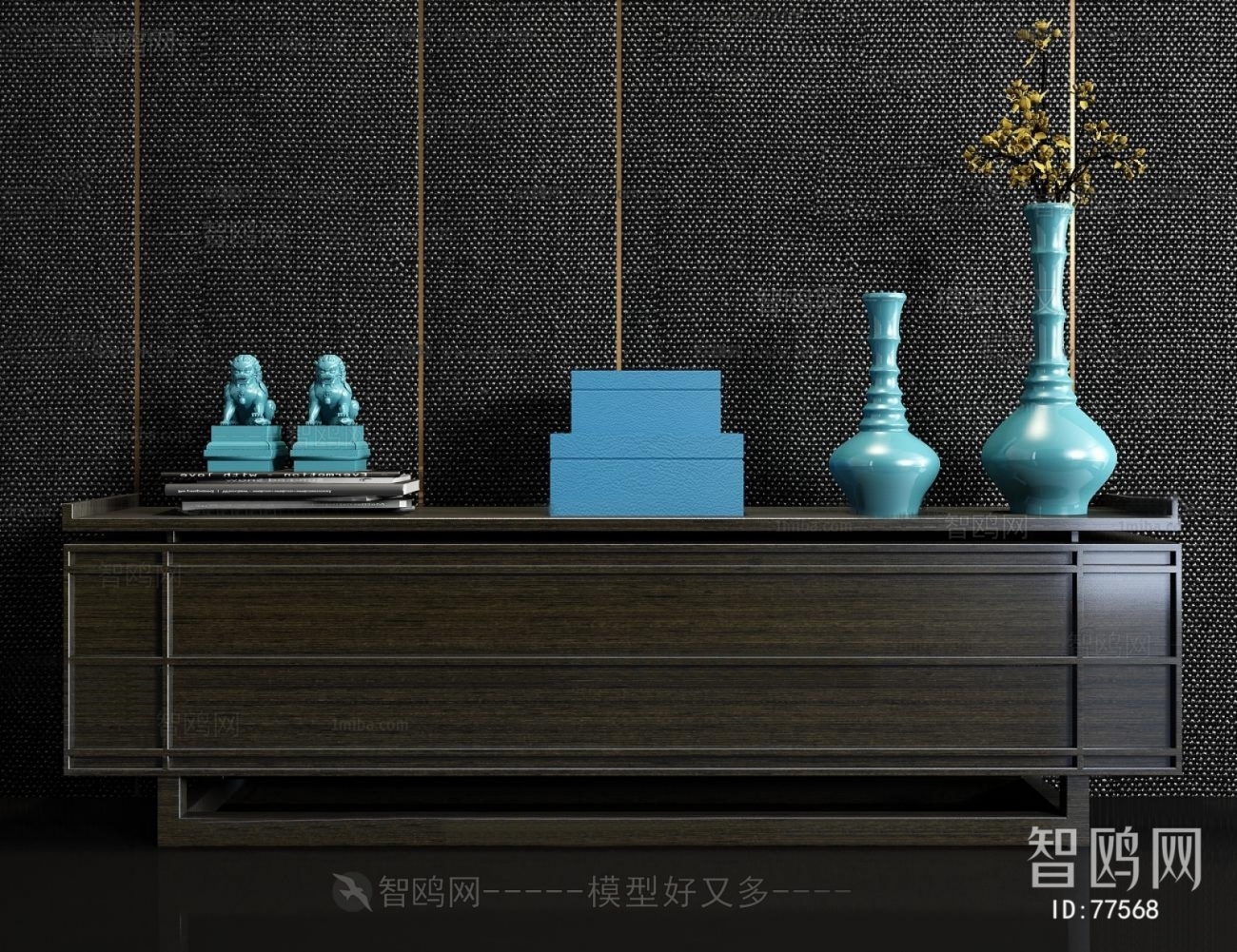 New Chinese Style TV Cabinet