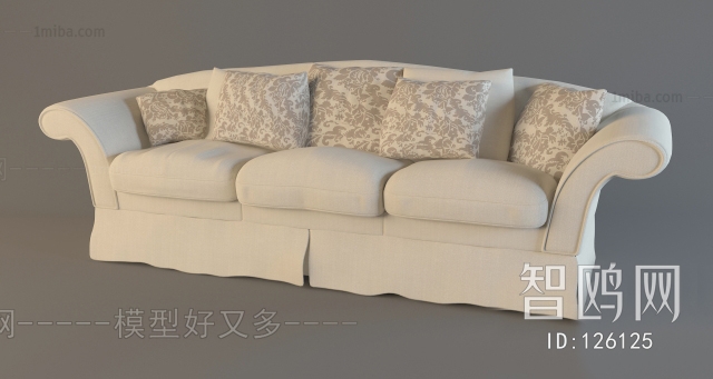 European Style Three-seat Sofa