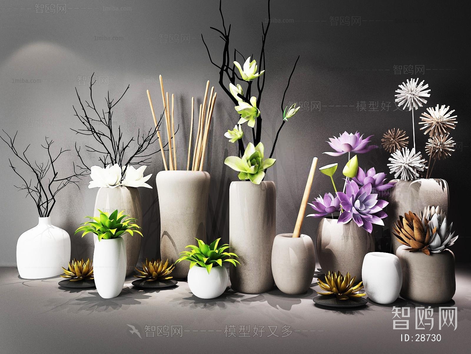 Modern New Chinese Style Flowers