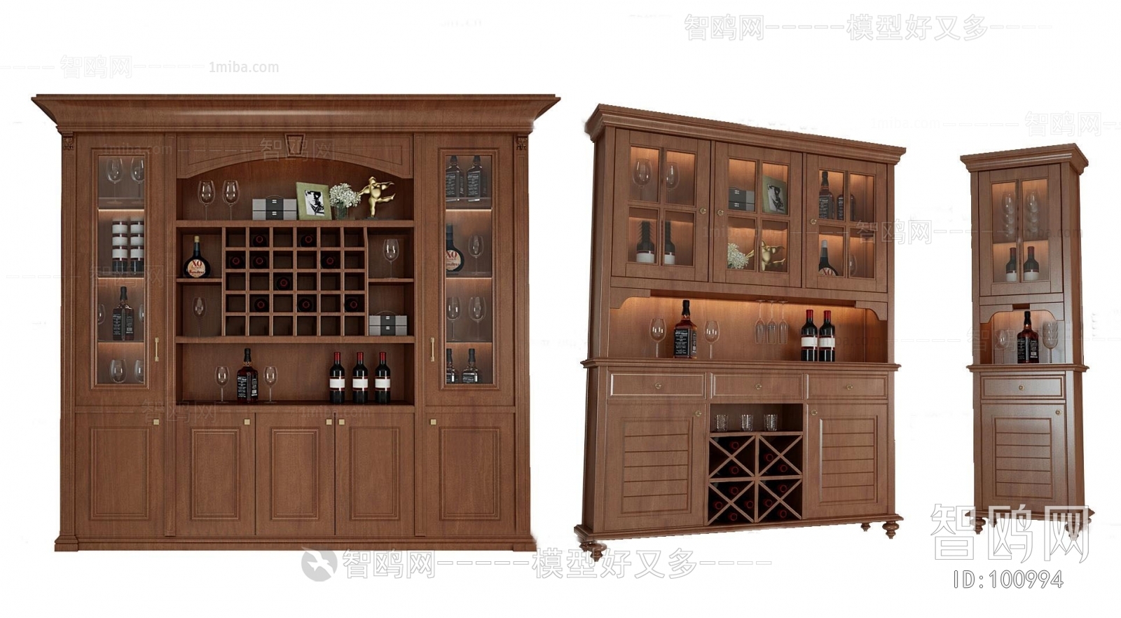 European Style Wine Cabinet