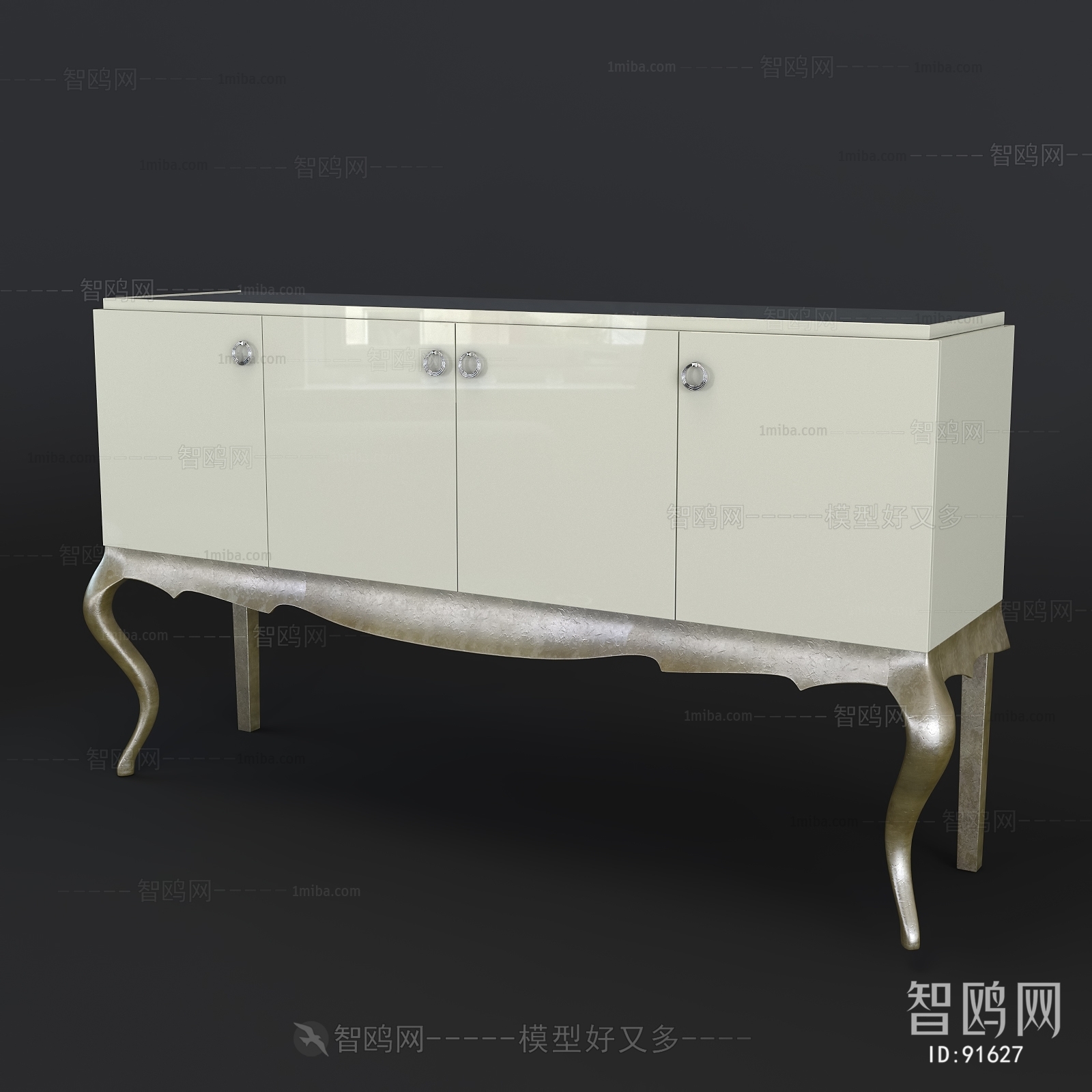 New Classical Style TV Cabinet