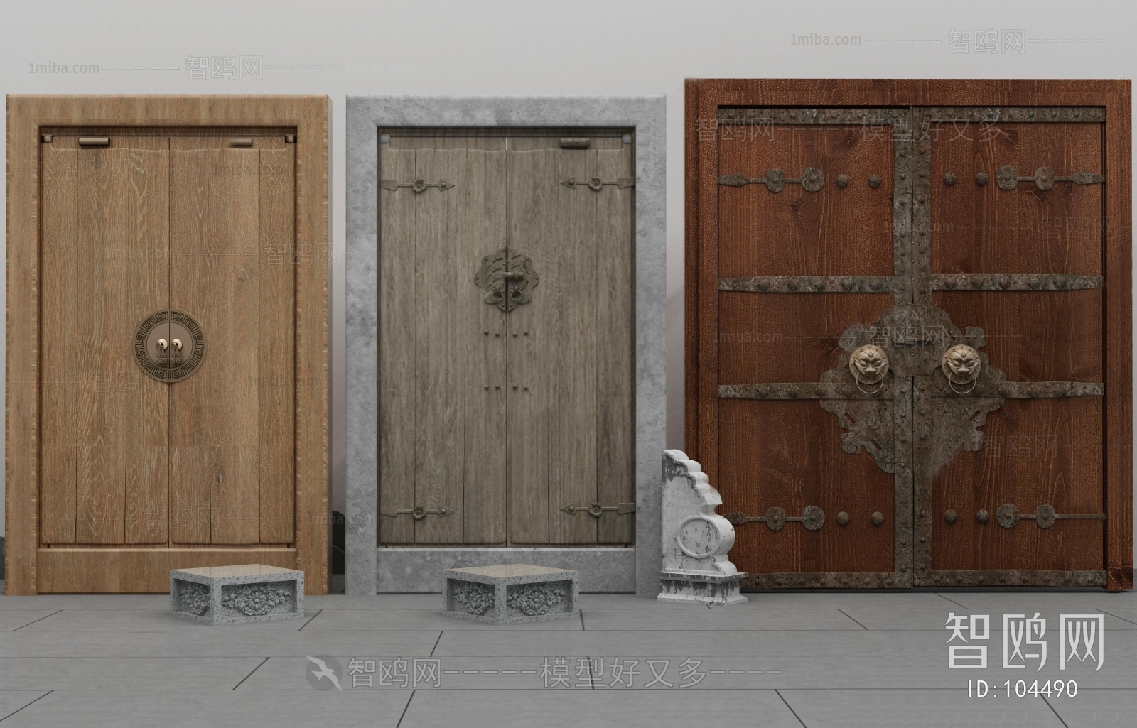 Chinese Style Double Door