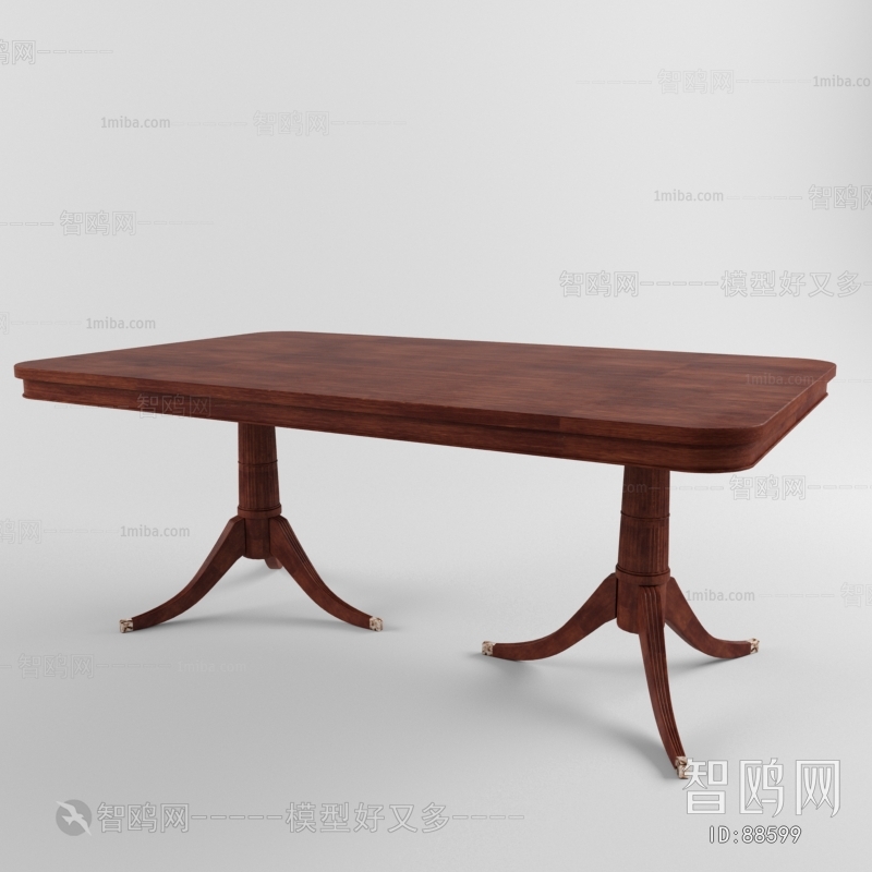 Simple European Style Dining Table