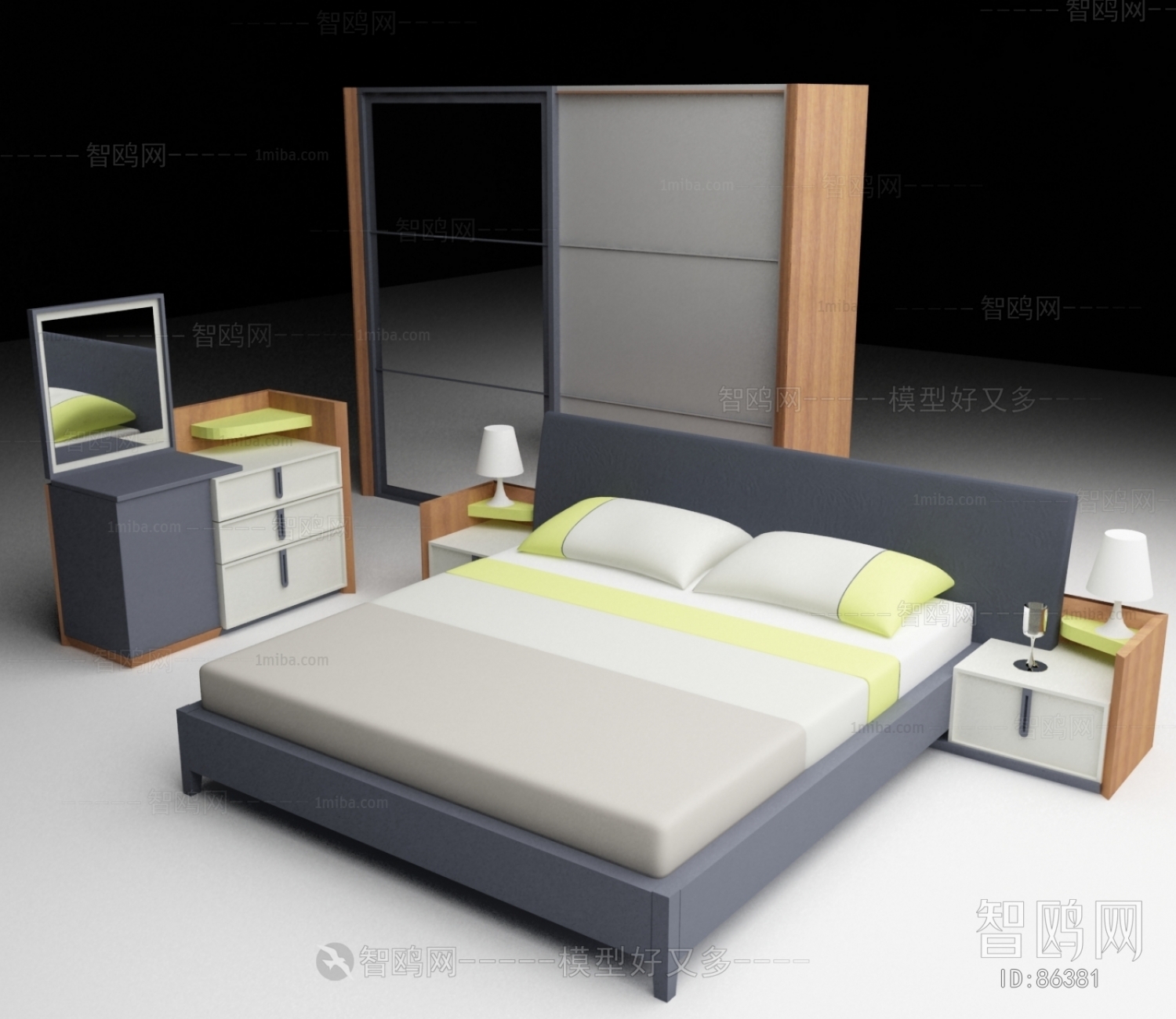 Modern Double Bed